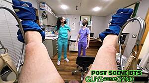 Nurse Azra Iahmir And Virgin Nurse Luci Starr Extract Cum In Clinic