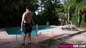 Stepsis lures stepbro into steamy shower pussy fuck