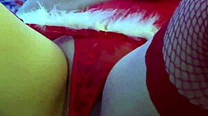 laina marie squirts hard on dildo in lingerie