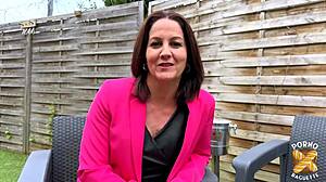 ellie french milf coquine takes huge cock deep in her sexy ass