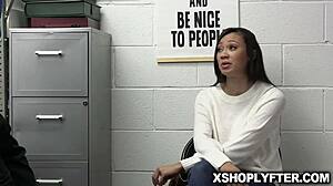 did madi laine deserve officer rusty nails' office doggystyle pounding?