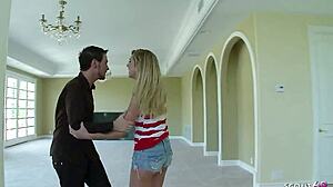 blonde nympho brynn tyler seduced for fat cock quickie