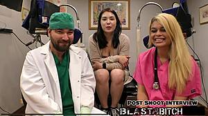 mina moon's asian ass blasted with cum backstage nurse pov