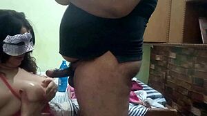 indian bhabhi teaches young lover blowjob riding cowgirl dirty sex lesson homemade