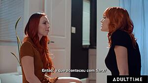 aidra fox tempts kenna james into wet lesbian pussy licking orgasm fest