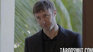 Cheating Housewife Charlotte Sins Fucked Bent Over by Investigator