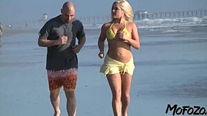 blonde amateur milf with big tits deepthroats daddy's cock sloppily then gets rough anal