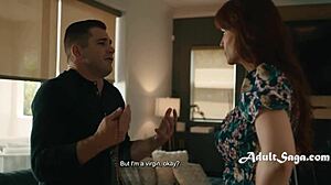 Pastor’s wife Syren de Mer fists pussy with Nathan Bronson