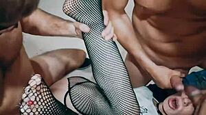 Katrinapunkok And Carokissesweb Welcome Gangbang Creampie Party