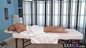 lesbian milf masseuse lola foxx seduces client jessie rogers for pussy licking