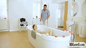 Glamour babe slammed deep in tight asshole