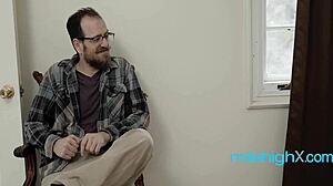 husband outsources cock rip clothes bang hot wife cowgirl