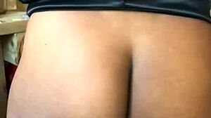ebony milf vibes pussy then pees all over herself