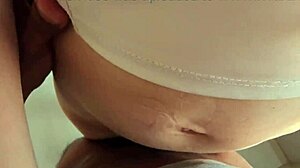 Beautiful Young Prepago Rides Cowgirl in Sexy Socks POV