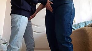 Teacher pounds student in risky university fuck!