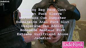 i'm gagging sloppy on this huge cock spitting deepthroat slave style