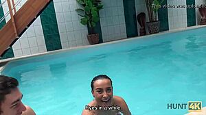 hunt4k. this hottie cheats on bf for cash with old dude's cock