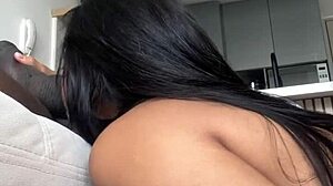 Deep BBC throat fuck with my man 😍 sloppy balls too!