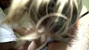 Gagging Deep on Master's Monster Black Cock