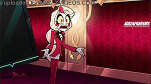 Hazbin hotel lesbians get hardcore horny in hotel room?