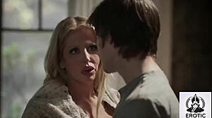 Alura's Cute Blonde Pussy Lick and Big Tits Blowjob Bliss