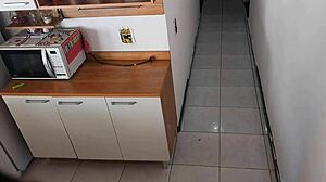 brazilian wife cheats bareback big cock best friend bath risk