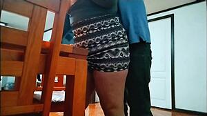 big ass bbw gets fucked hard on dining room table damn