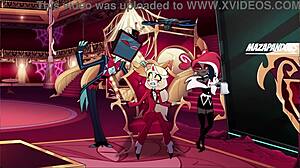 Hazbin hotel lesbians get hardcore horny in hotel room?