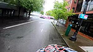 portland pawg babe rides big cock bubble butt doggystyle creampie