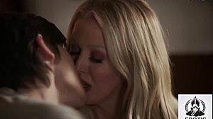 Alura's Cute Blonde Pussy Lick and Big Tits Blowjob Bliss