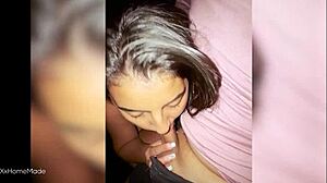 Leaked Homemade 18-Year-Old Mexican Influencer Deepthroat Cumshot Facial