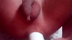 I'm jerking off my tight ass until cuck squirts hard everywhere