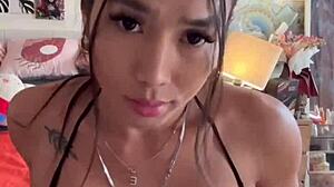 wanna beat it to my big tits trans challenge?