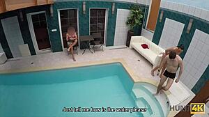 hunt4k. this hottie cheats on bf for cash with old dude's cock