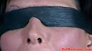 caned and bound sub screams under harsh bdsm vibrator torment