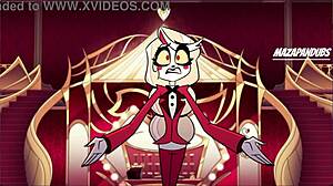Hazbin hotel lesbians get hardcore horny in hotel room?