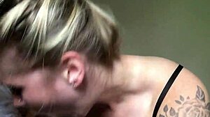 Gagging Deep on Master's Monster Black Cock