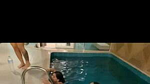 inside pool orgy hot brazilian sucking tasty pussy in water??