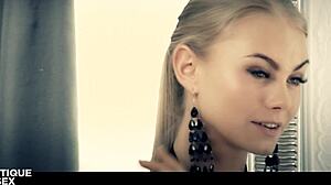 hey ukrainian blonde nancy a masturbates her wet pussy hot