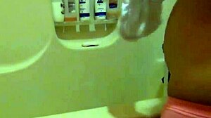 Conversational chat about pregnant belly massage in shower.