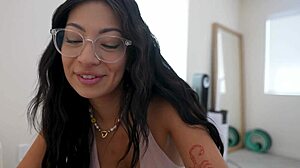 My big titty Latina step sis Cami Strella trades anal for weird present with Lev Lieben