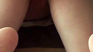 Blindfolded petite teen Aprill bent over for hardcore doggy ass cum!