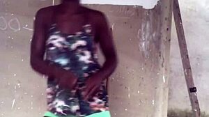 crazybitch twerks naked after stripping