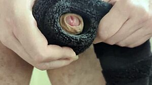 this towel feels so real watch my massive cumshot explosion