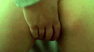 Blindfolded petite teen Aprill bent over for hardcore doggy ass cum!