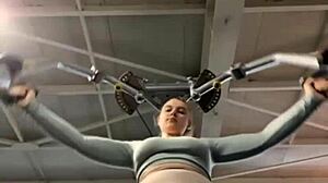 i feel the rush working out then getting fucked hard in the gym with big tits bouncing.