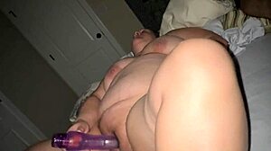 BBW housewife spreads fat pussy lips and fingers till massive ORGASM hits.