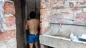 Neighbor's Monster Cock Finally In My Mouth During His Shower Suck