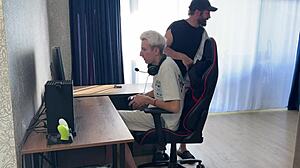 hey stepson watch stepdad teach you to fuck squirting pussy right?