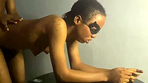 i make this petite ebony babe scream and cum nonstop on my black cock